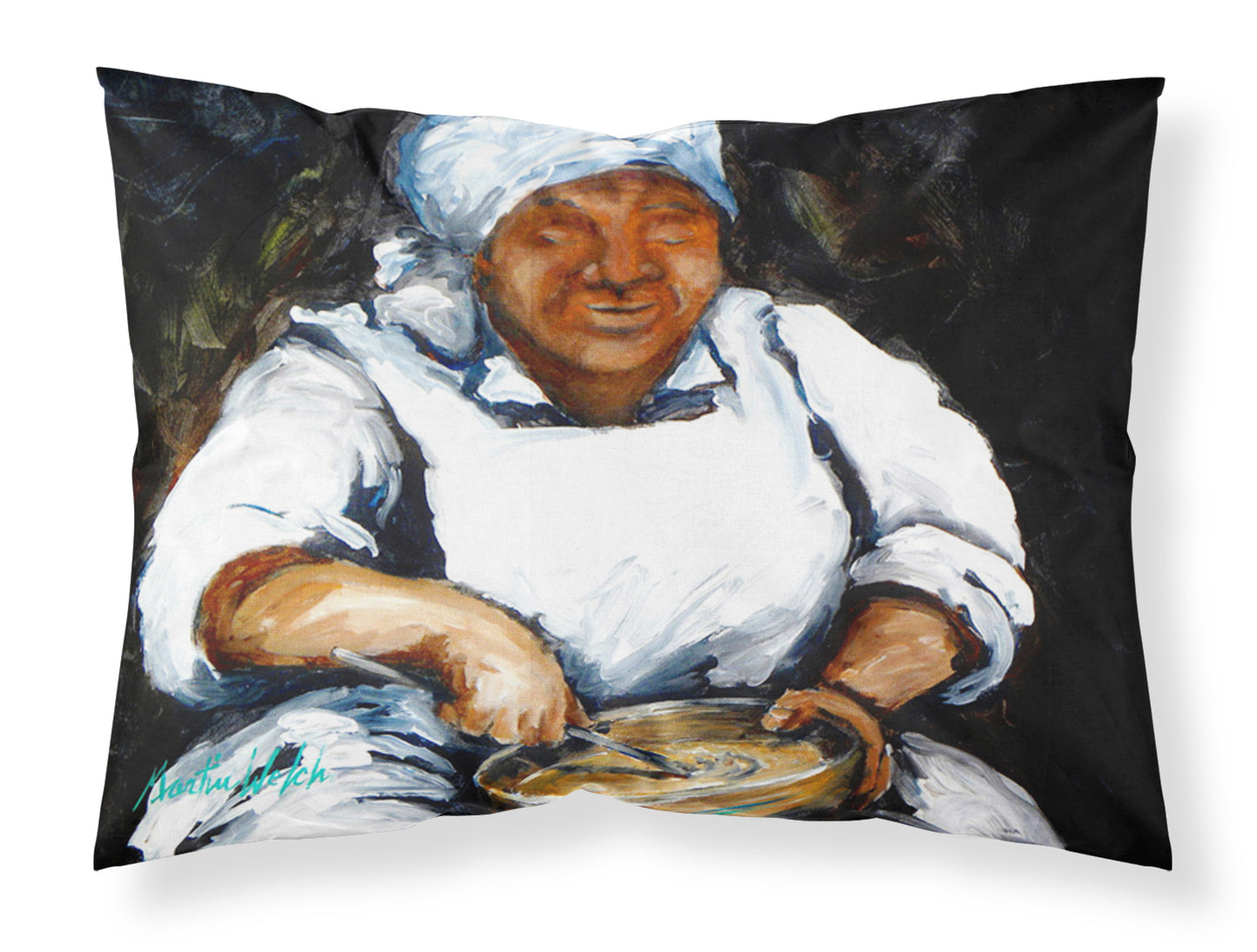 Buy this Hot Water Cornbread Cook Fabric Standard Pillowcase