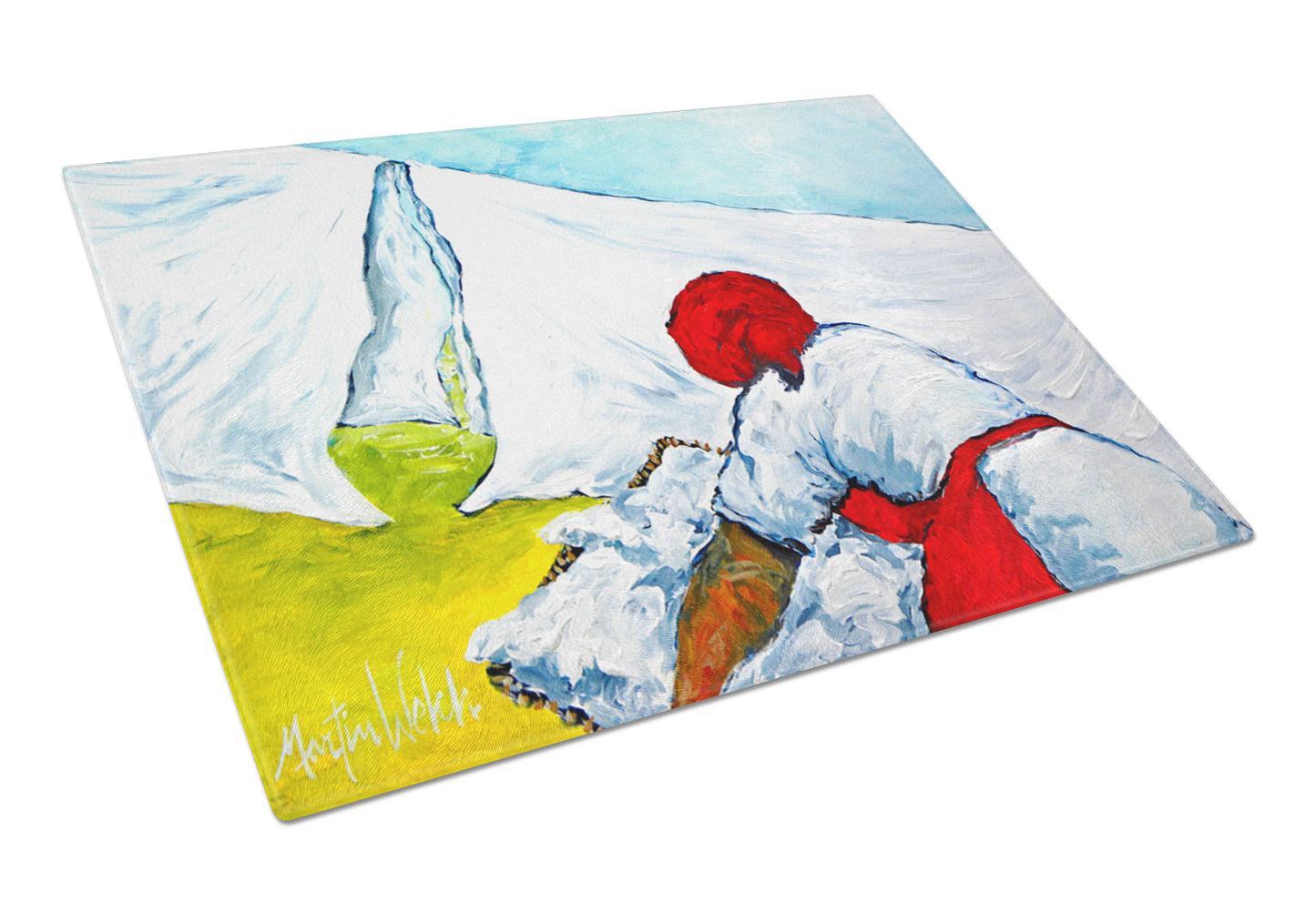 Buy this Must Be Monday Glass Cutting Board Large