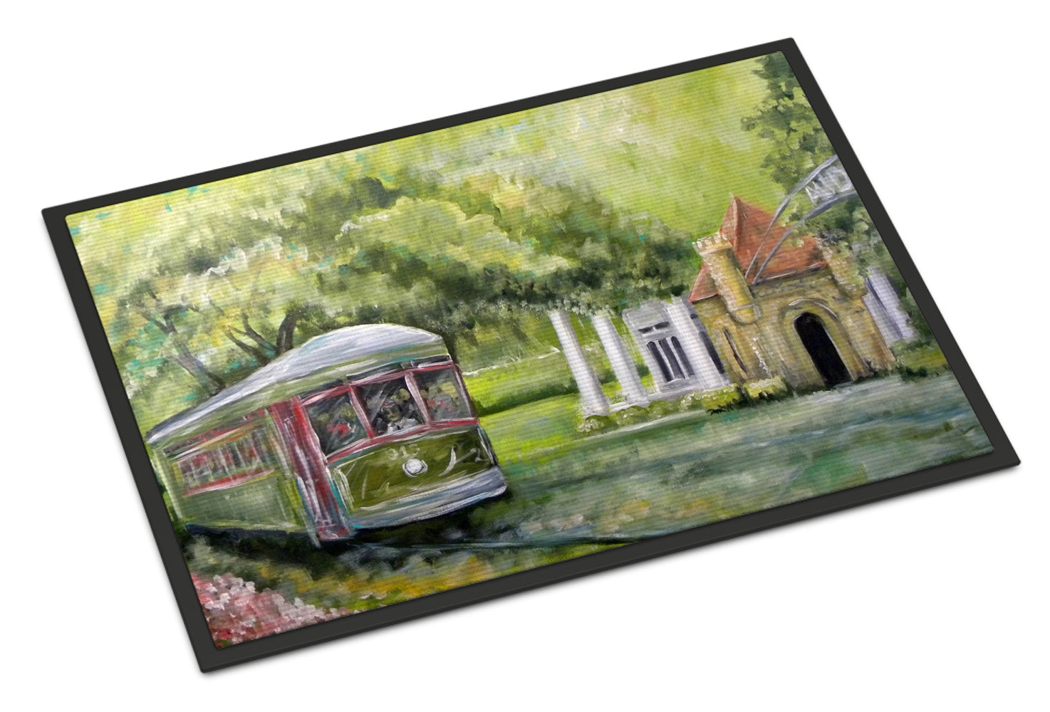 Buy this Next Stop Audobon Park Streetcar Indoor or Outdoor Mat 24x36