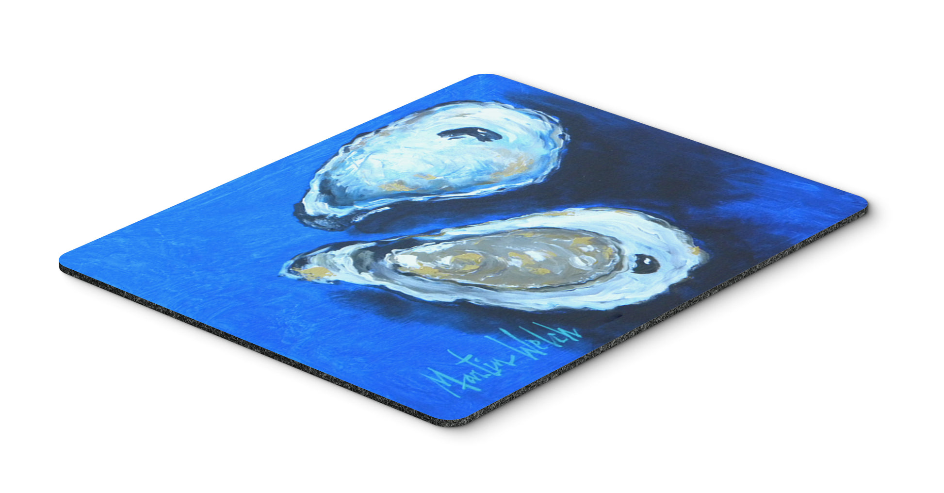 Buy this Oysters Seafood Four Mouse Pad, Hot Pad or Trivet