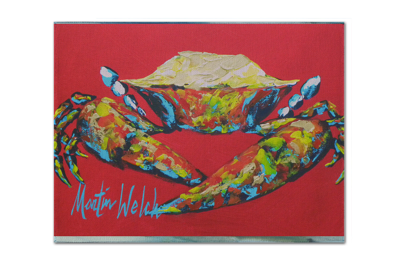 Buy this Crab Seafood One Fabric Placemat