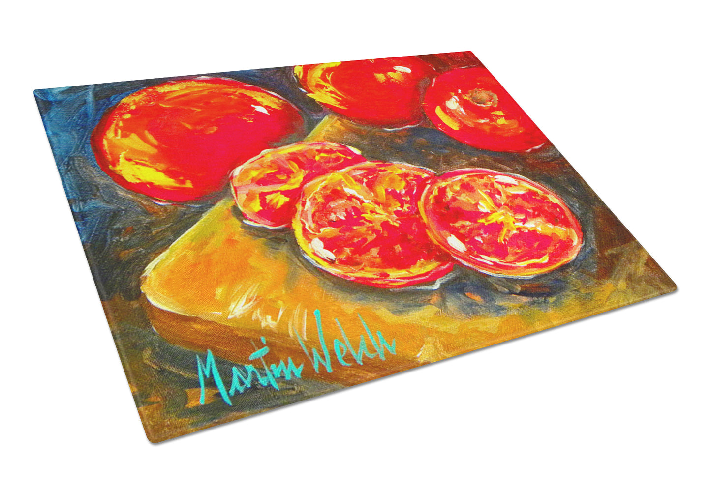 Buy this Vegetables - Tomatoes Slice It Up Glass Cutting Board Large