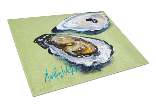 Buy this Oysters Two Shells Glass Cutting Board Large