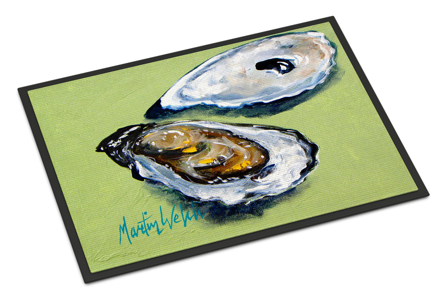 Buy this Oysters Two Shells Indoor or Outdoor Mat 18x27
