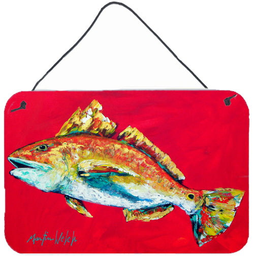 Buy this Fish - Red Fish Woo Hoo Wall or Door Hanging Prints