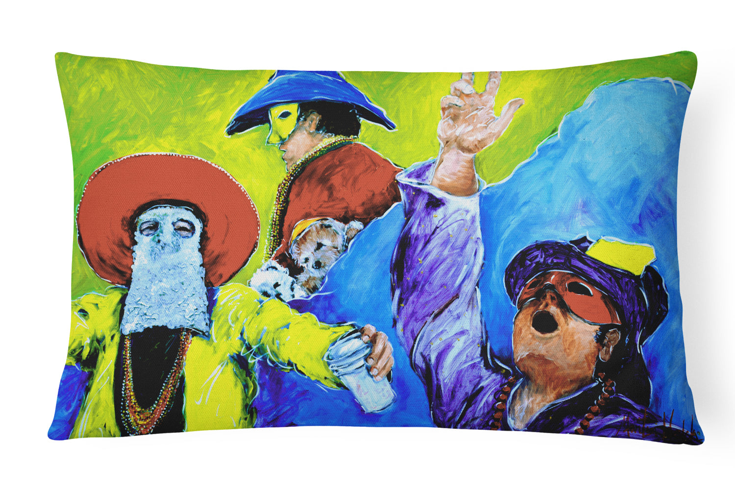 Buy this Mardi Gras Throw me something mister Canvas Fabric Decorative Pillow