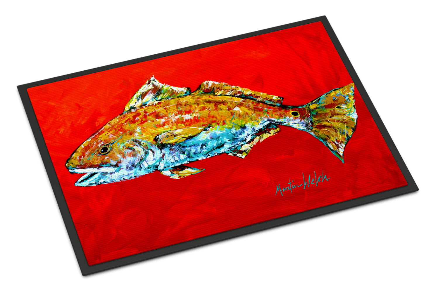 Buy this Fish - Red Fish Red Head Indoor or Outdoor Mat 18x27