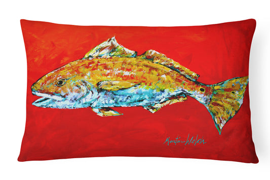 Buy this Fish - Red Fish Red Head Canvas Fabric Decorative Pillow