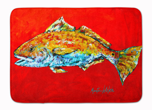 Buy this Fish - Red Fish Red Head Machine Washable Memory Foam Mat