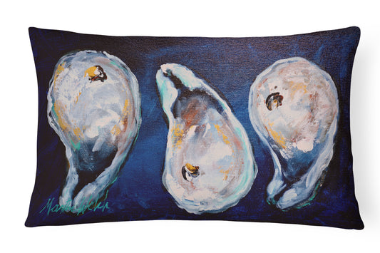 Buy this Oysters Give Me More Canvas Fabric Decorative Pillow