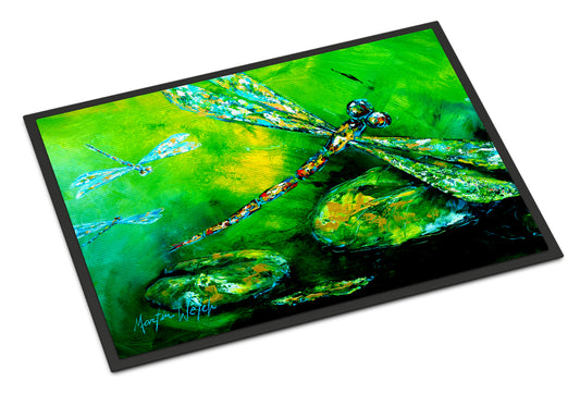 Buy this Dragonfly Summer Flies Indoor or Outdoor Mat 24x36