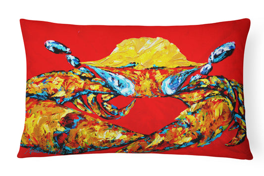 Buy this Crab Fat and Sassy Canvas Fabric Decorative Pillow