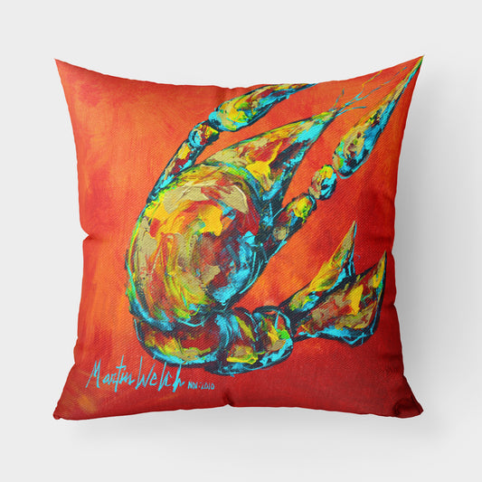 Buy this Crawfish Spicy Craw  Fabric Decorative Pillow