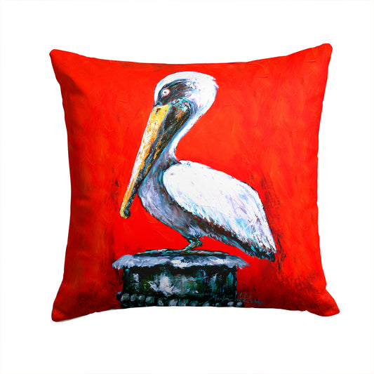 Buy this Bird - Pelican Red Dawn Fabric Decorative Pillow