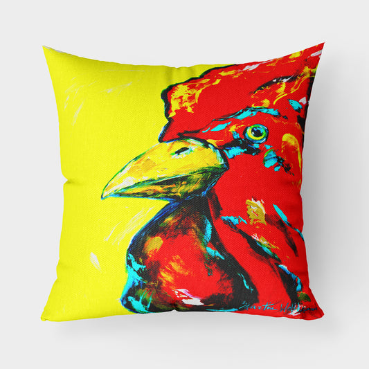 Buy this Rooster Big Head Fabric Decorative Pillow
