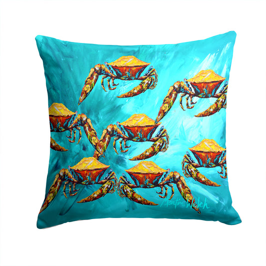 Buy this Crab Lotta Crabs Fabric Decorative Pillow