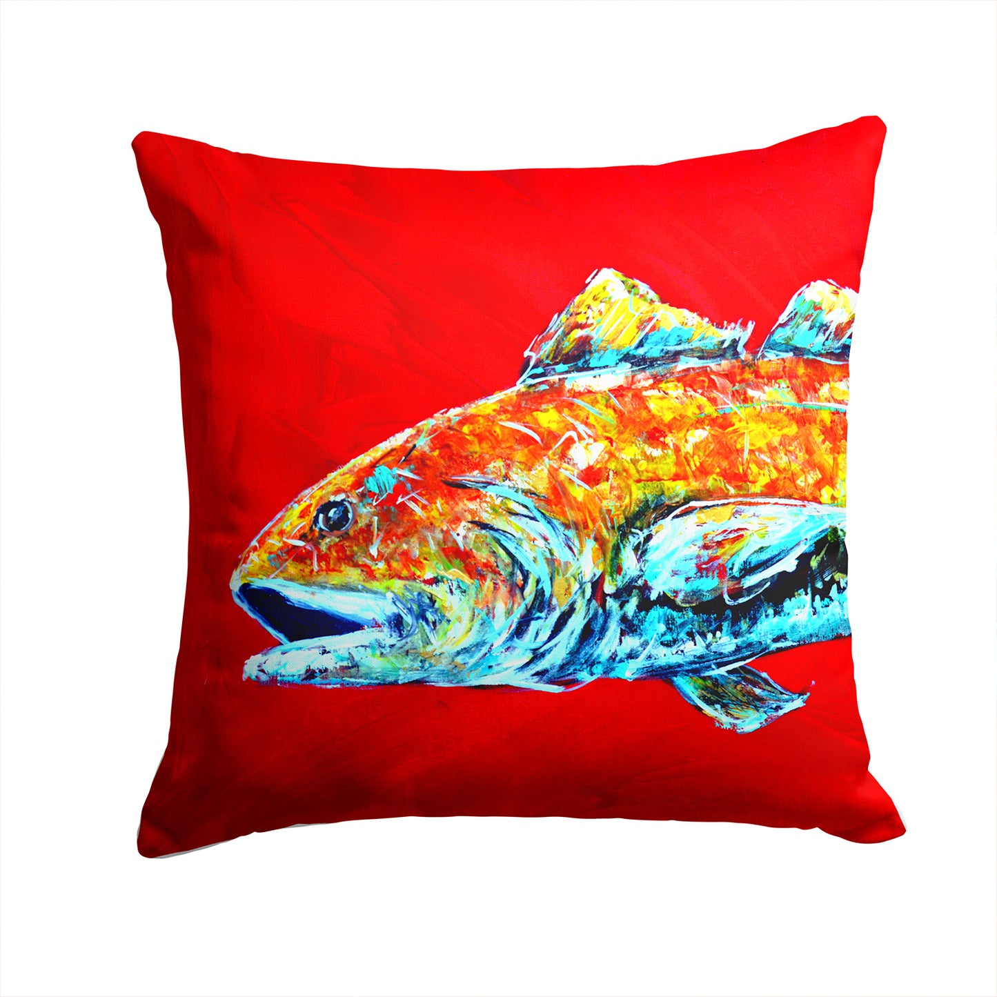 Buy this Red Fish Alphonzo Head Fabric Decorative Pillow