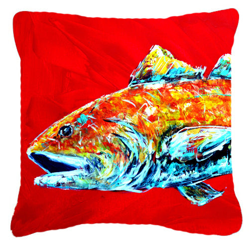 Buy this Red Fish Alphonzo Head Fabric Decorative Pillow