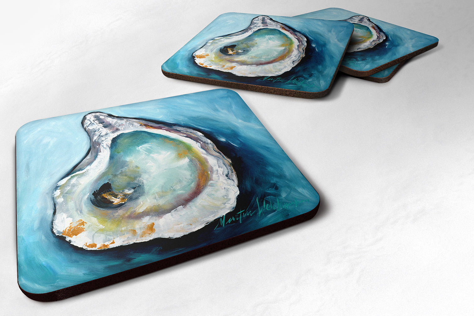 Buy this Oyster Foam Coaster Set of 4