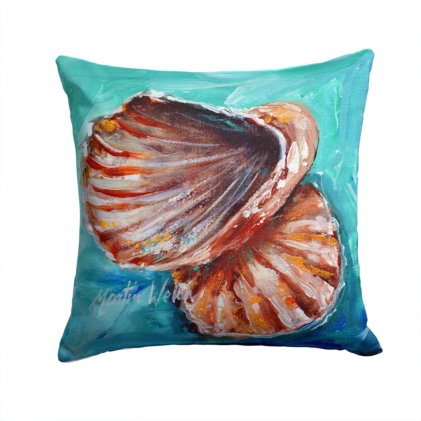 Buy this Shells not in a row Fabric Decorative Pillow