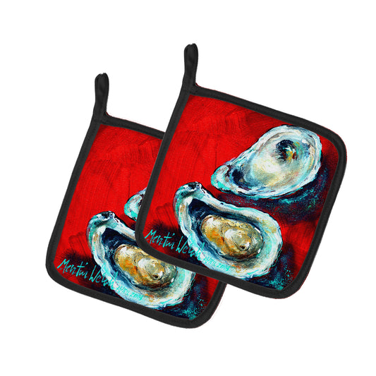 Buy this Open up Oyster Pair of Pot Holders