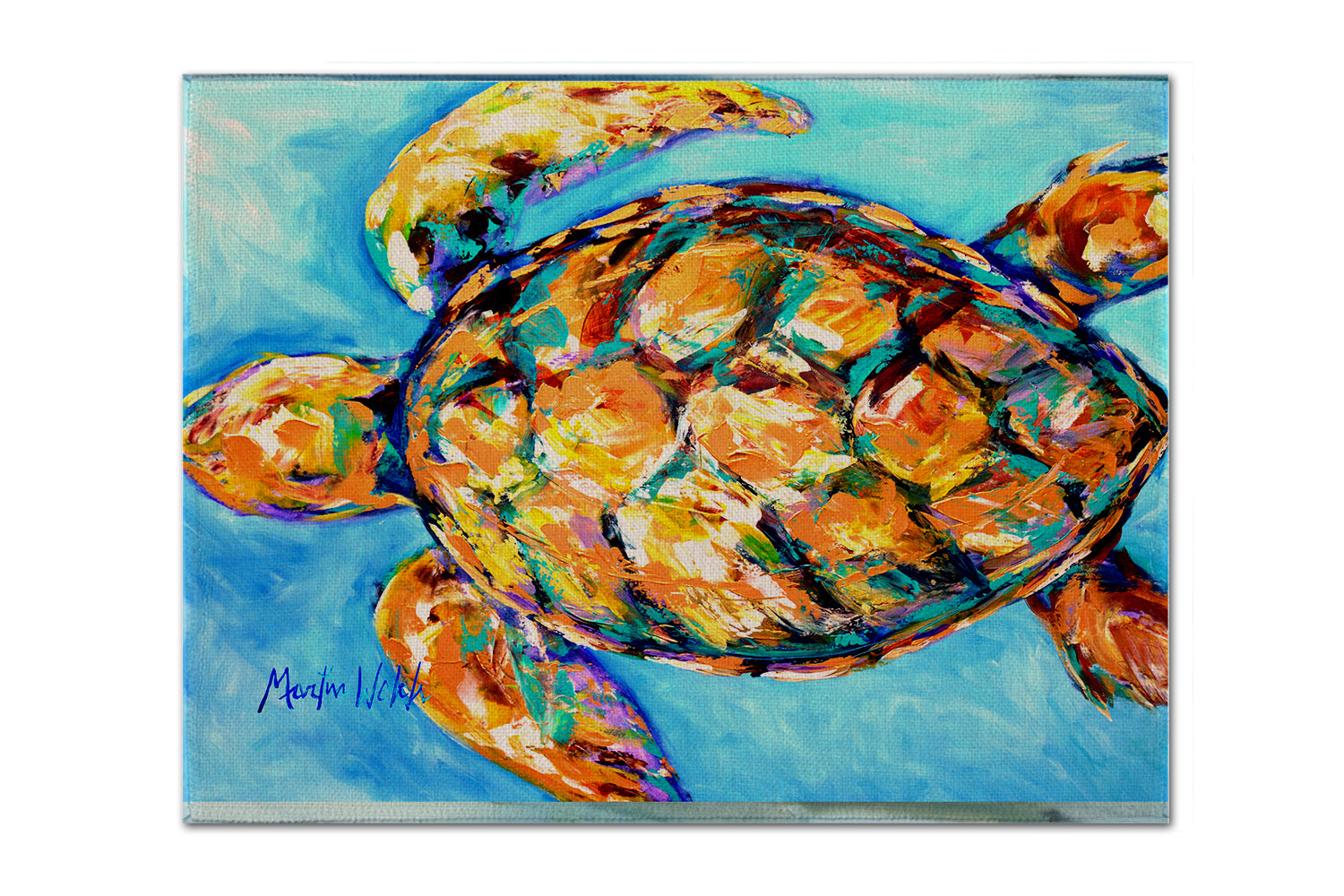 Buy this Sand Dance Turtle Fabric Placemat