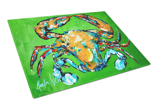 Buy this Wide Load Crab Glass Cutting Board Large