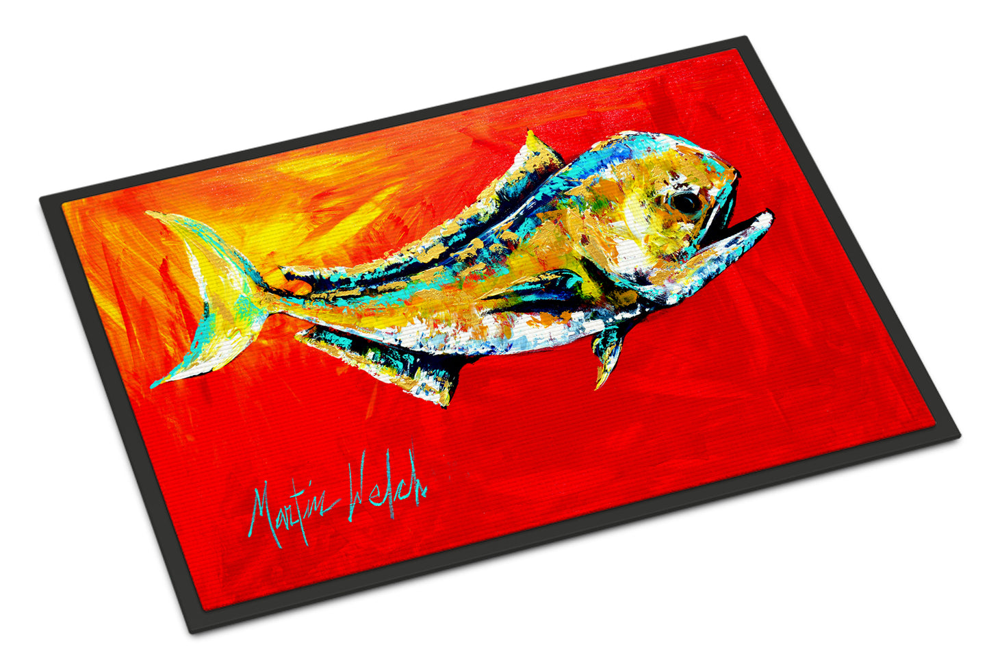 Buy this Danny Dolphin Fish Indoor or Outdoor Mat 18x27