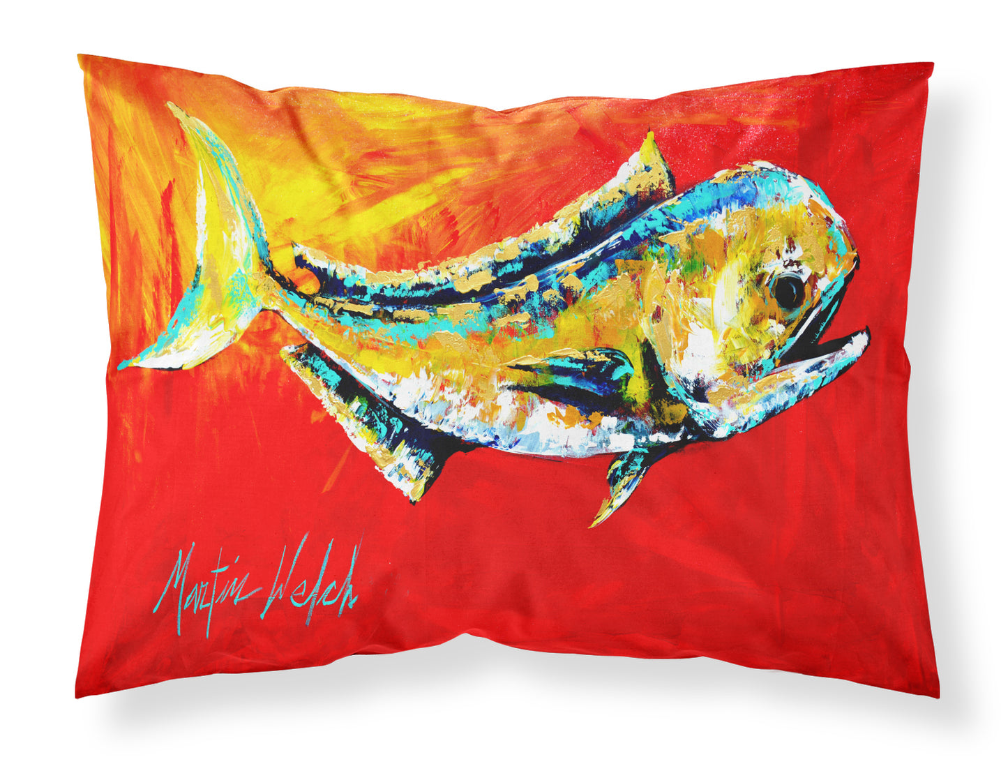 Buy this Danny Dolphin Fish Fabric Standard Pillowcase
