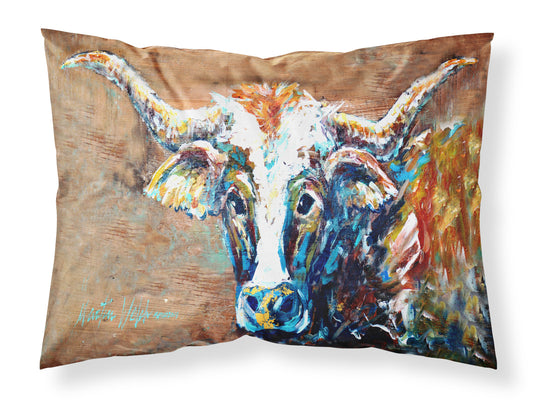Buy this On the Loose Brown Cow Fabric Standard Pillowcase