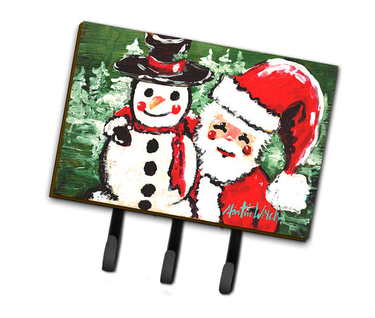 Buy this Friends Snowman and Santa Claus Leash or Key Holder