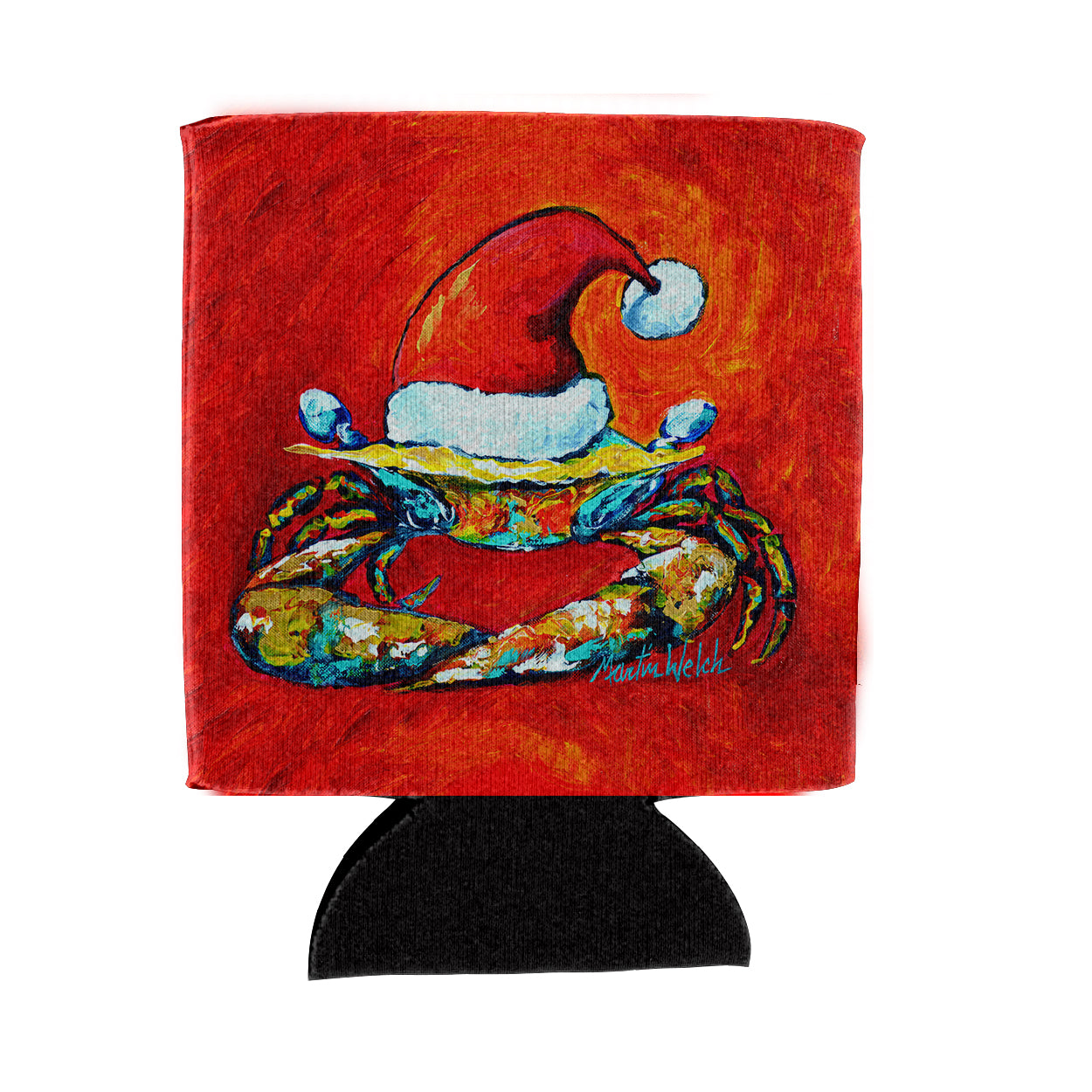 Buy this Crab in Santa Hat Santa Claws Can or Bottle Hugger