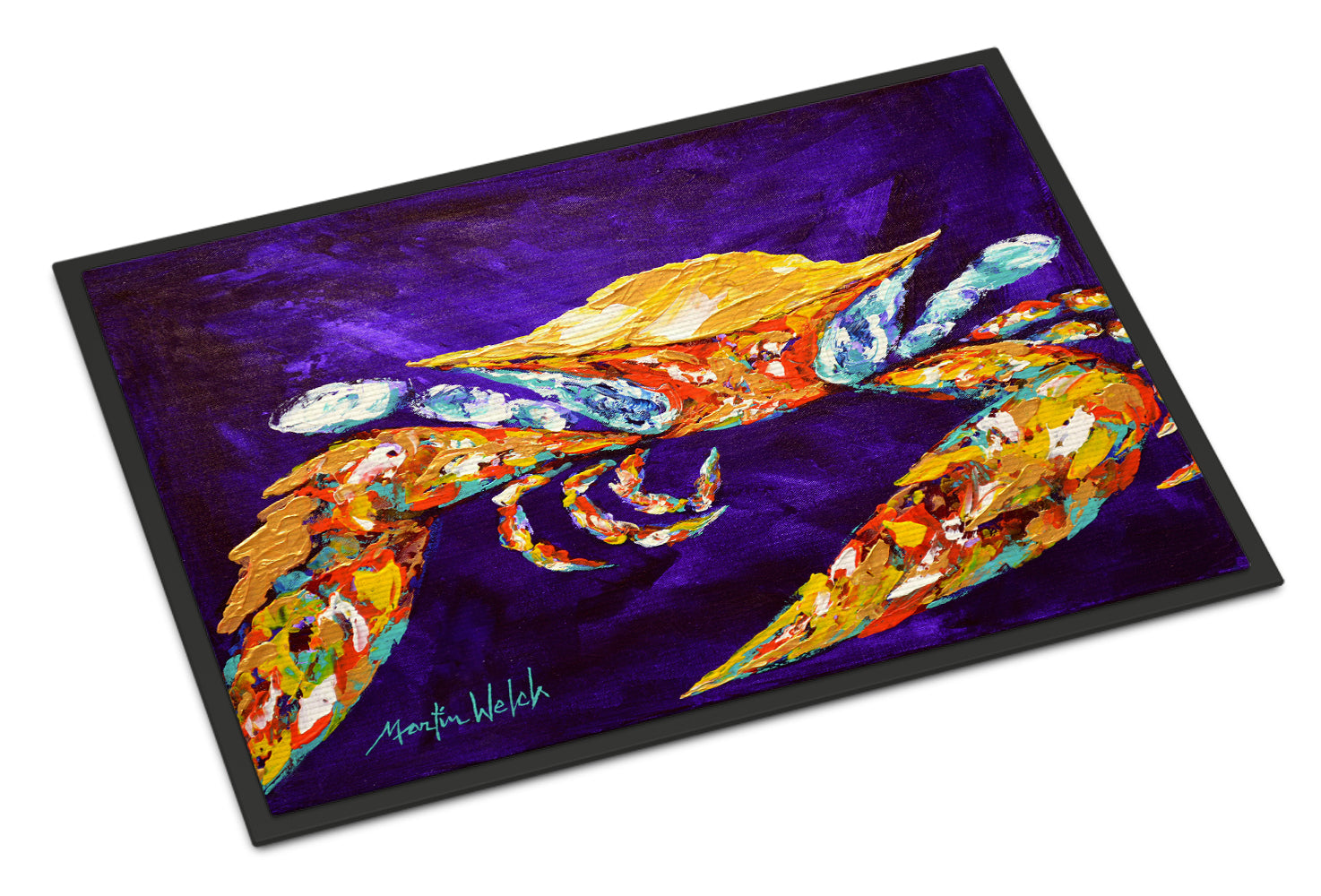 Buy this The Right Stuff Crab in Purple Indoor or Outdoor Mat 24x36