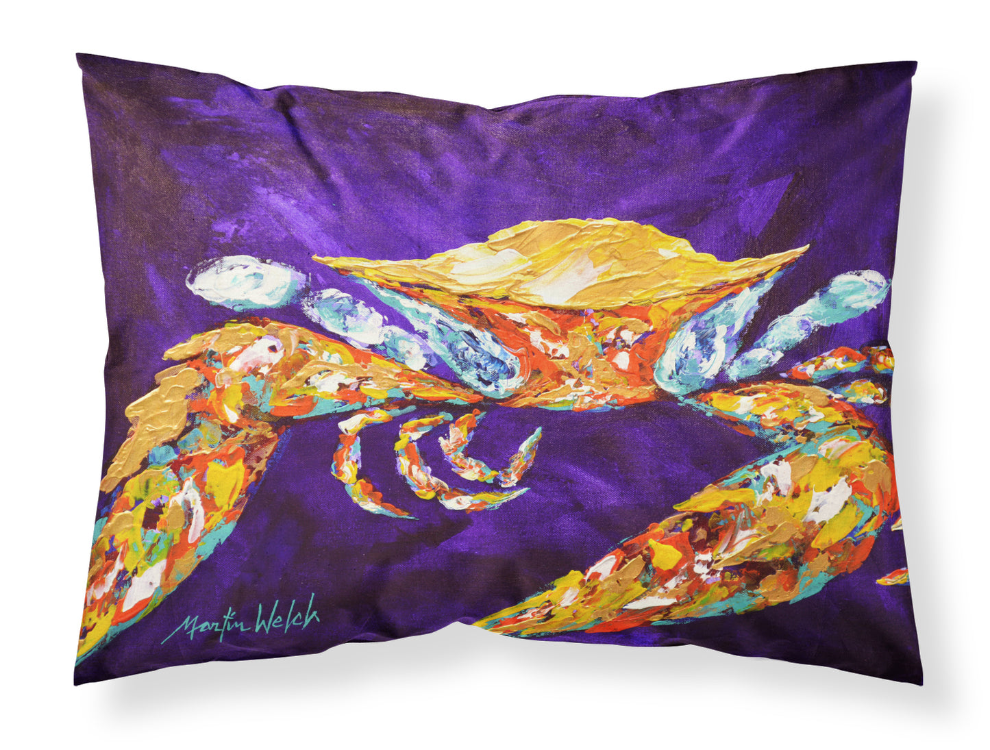 Buy this The Right Stuff Crab in Purple Fabric Standard Pillowcase