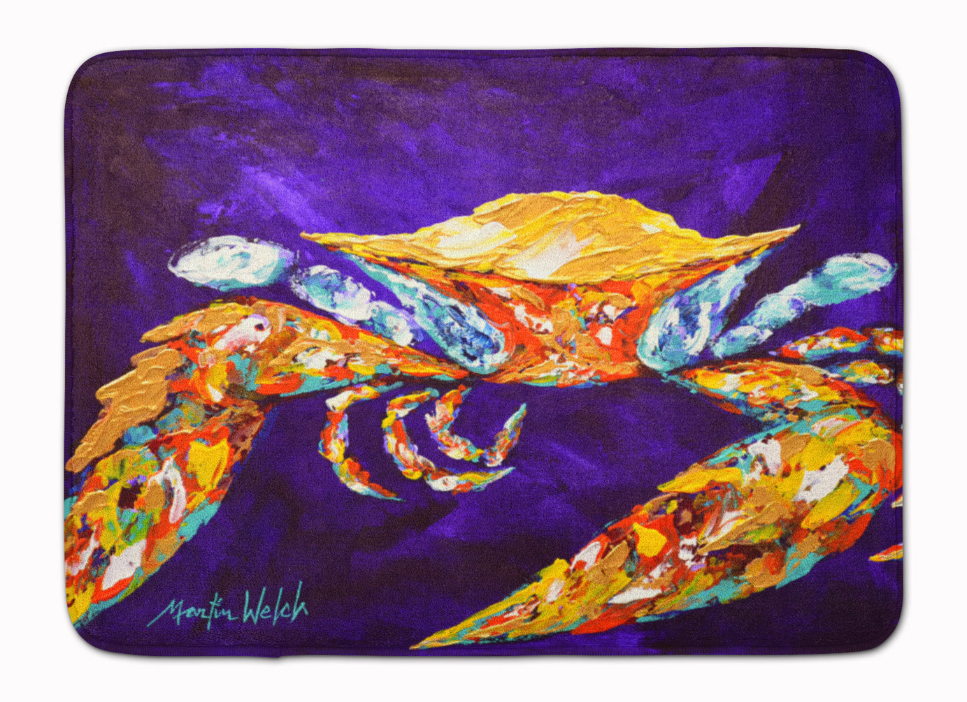 Buy this The Right Stuff Crab in Purple Machine Washable Memory Foam Mat