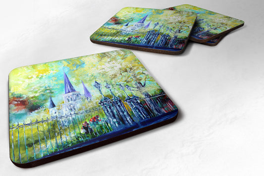 Buy this Across the Square St Louis Cathedral Foam Coaster Set of 4
