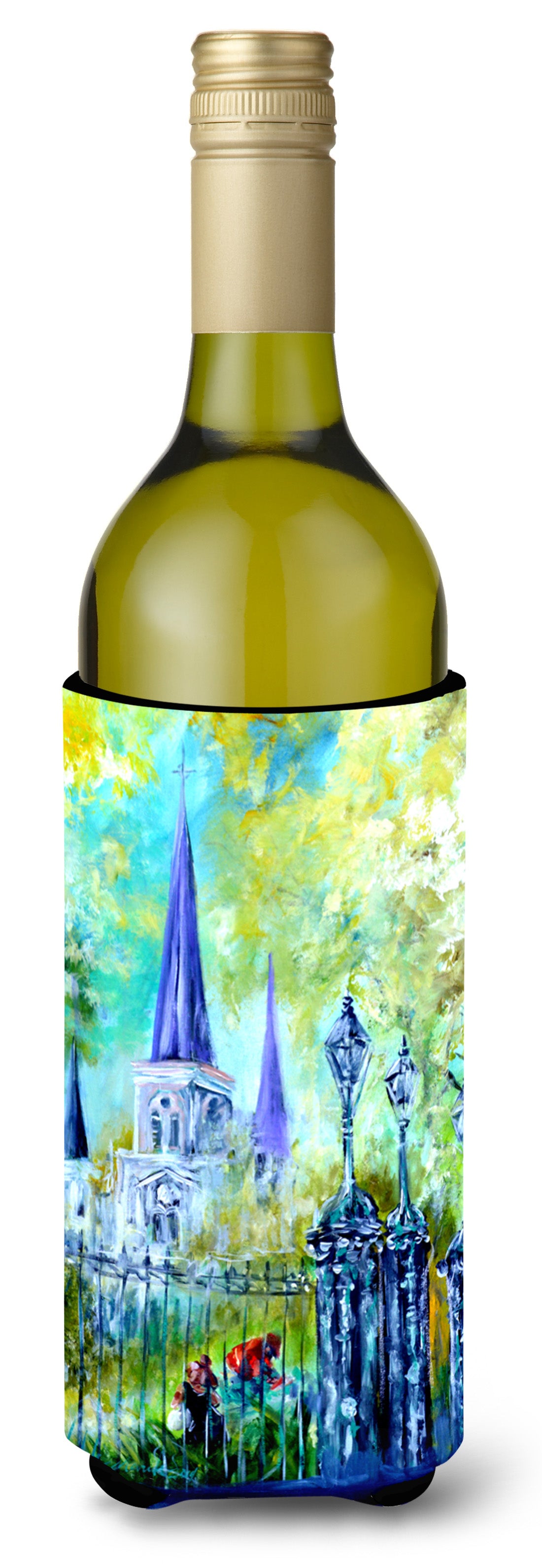 Buy this Across the Square St Louis Cathedral Wine Bottle Hugger