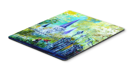 Buy this Across the Square St Louis Cathedral Mouse Pad, Hot Pad or Trivet