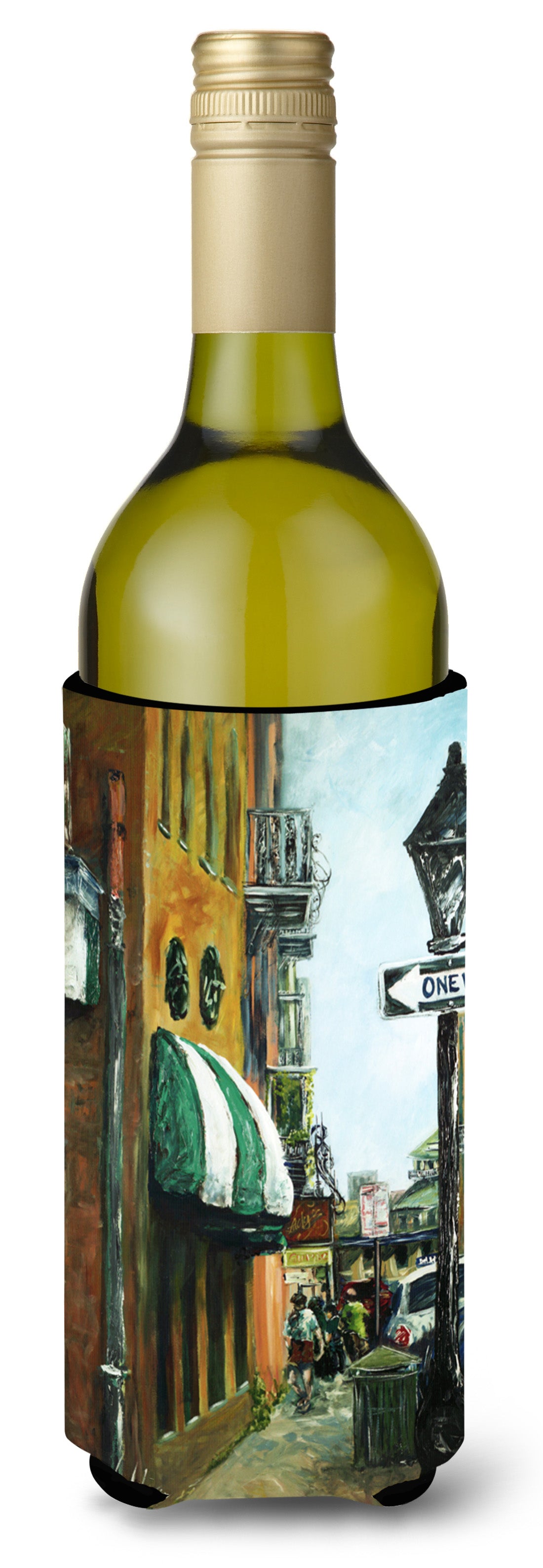 Buy this New Orleans Street Screne Wine Bottle Hugger