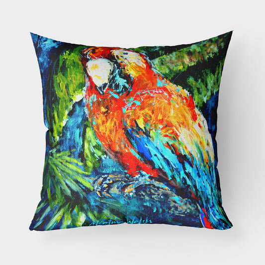 Buy this Yo Yo Mama Parrot Fabric Decorative Pillow