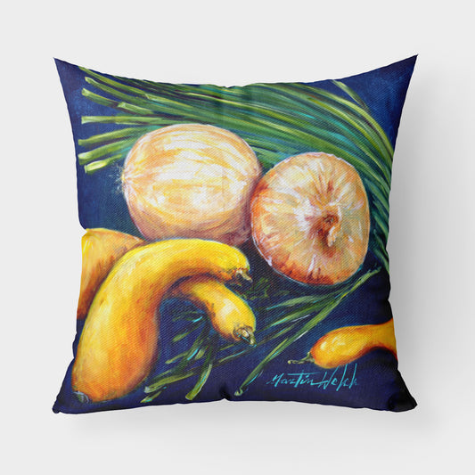 Buy this Crooked Neck Squash Fabric Decorative Pillow