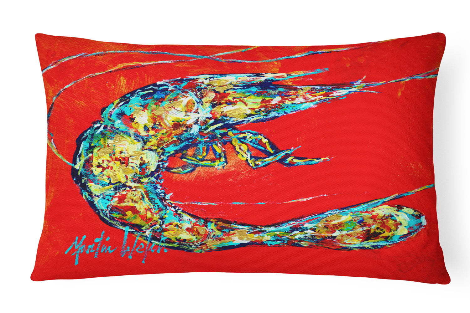 Buy this Shrimp Boil Canvas Fabric Decorative Pillow