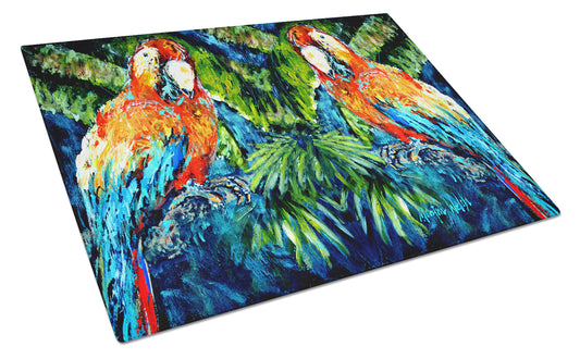 Buy this Parrots Yo Yo Mama Glass Cutting Board Large