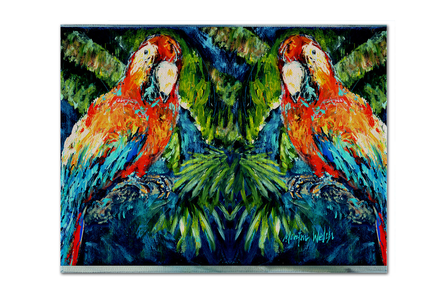 Buy this Parrots Yo Yo Mama Fabric Placemat