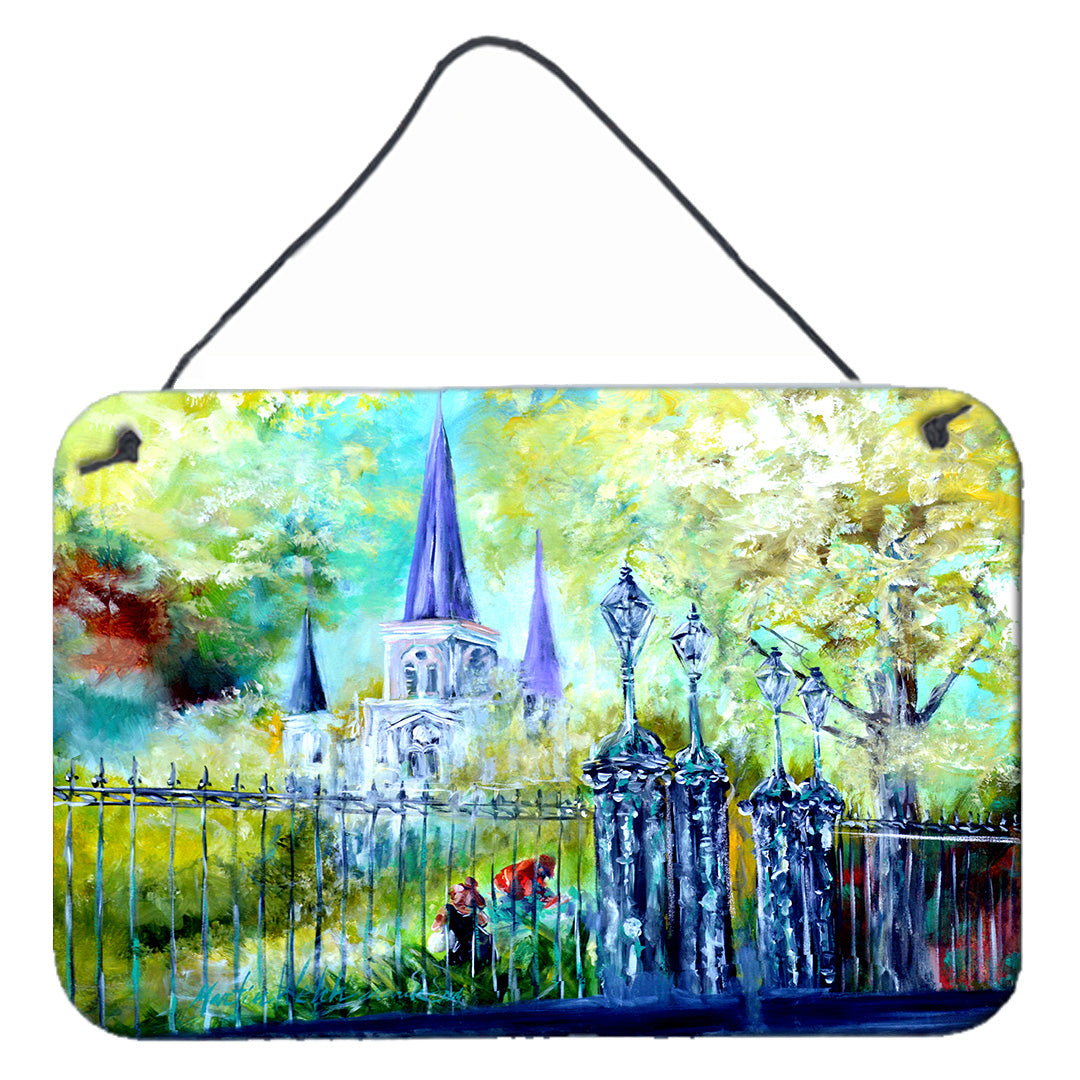 Buy this St Louis Cathedrial Across the Square Wall or Door Hanging Prints