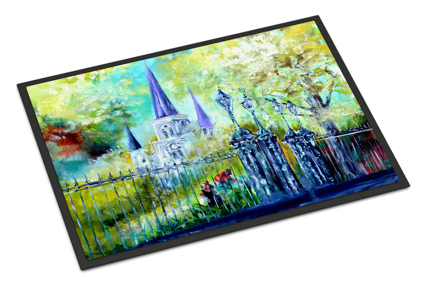 Buy this St Louis Cathedrial Across the Square Indoor or Outdoor Mat 18x27