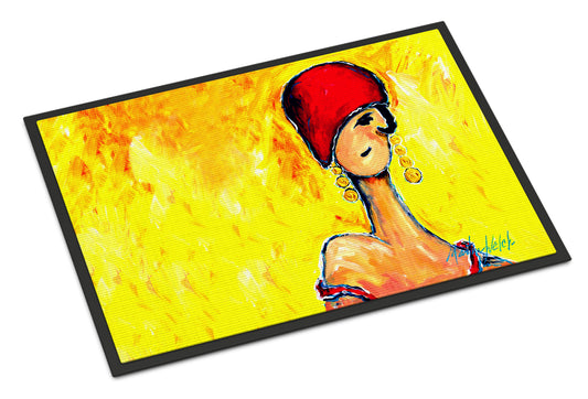 Buy this Azalines Earrings Lady Indoor or Outdoor Mat 24x36