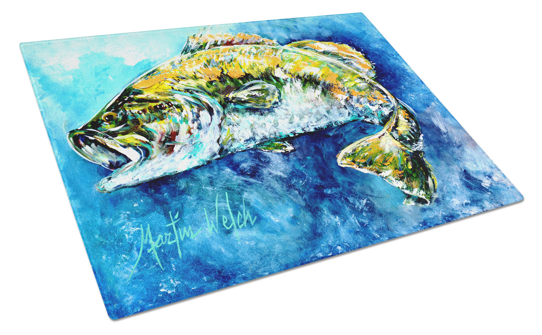 Buy this Bobby the Best Bass Glass Cutting Board Large