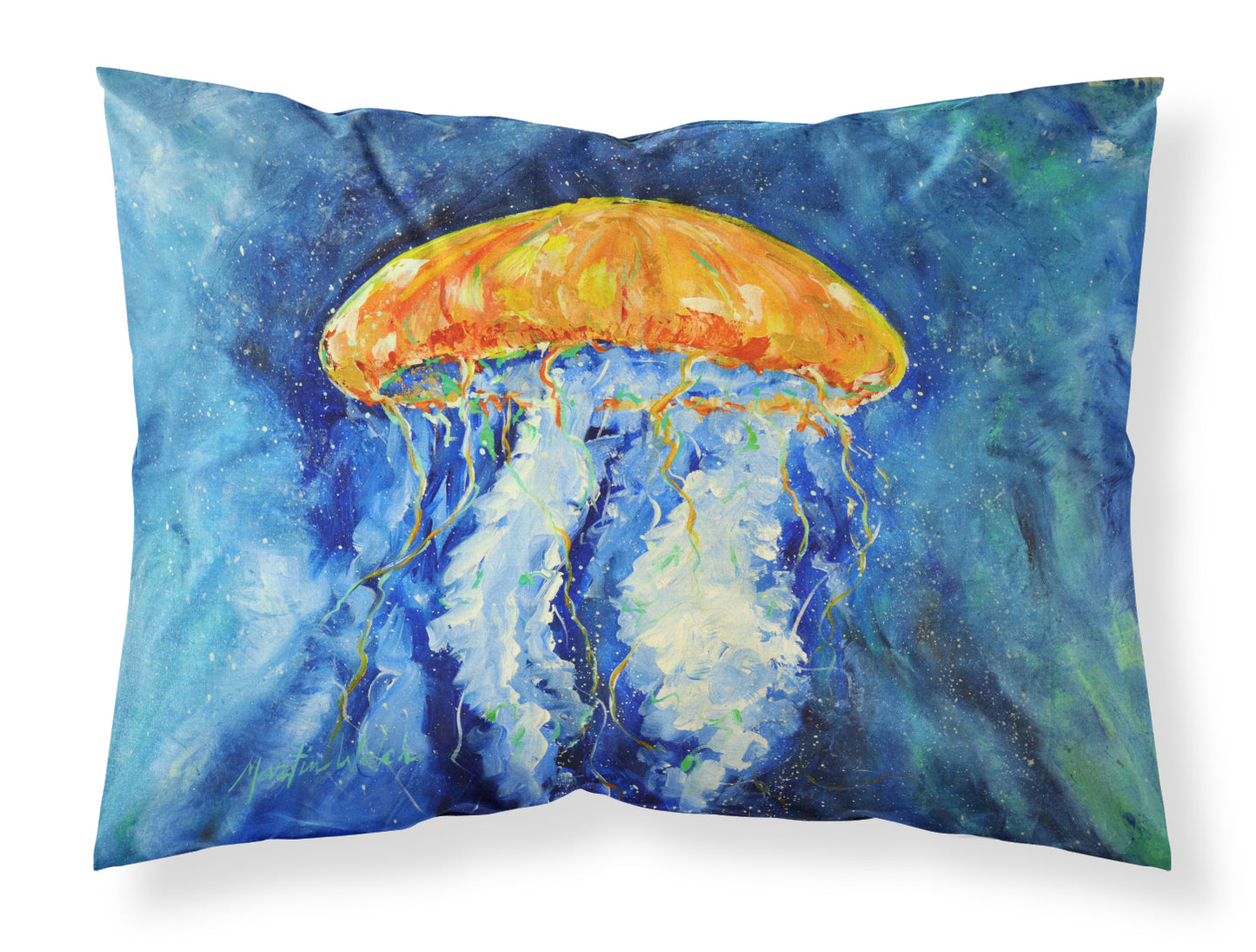 Buy this Calm Water Jellyfish Fabric Standard Pillowcase
