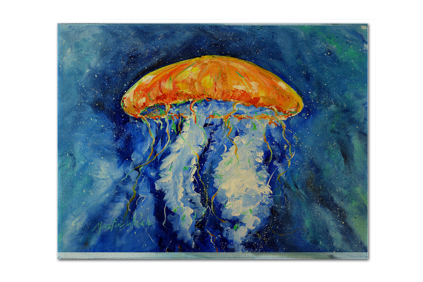 Buy this Calm Water Jellyfish Fabric Placemat